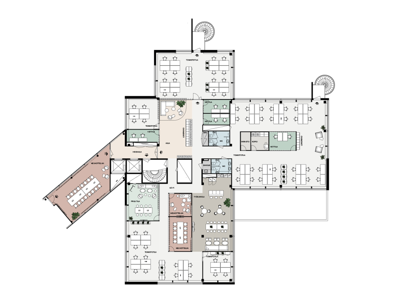 850 m2, 5. krs LSCK B-talo