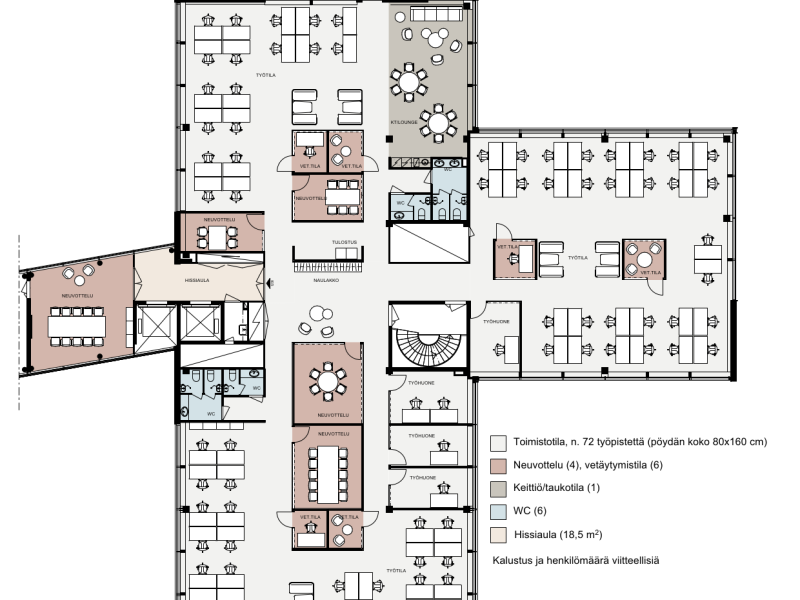 LSCK D-talo 3. krs 852 m2